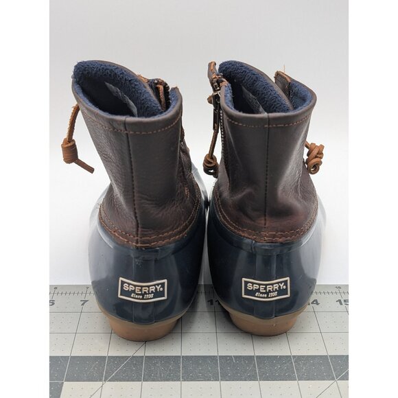 Sperry Womens Duck Boots Rubber Leather Sz 10M‎ - Picture 5 of 9